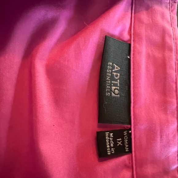 APT 9 NWT Woman’s Pink Blouse - Size 1X - Picture 7 of 8